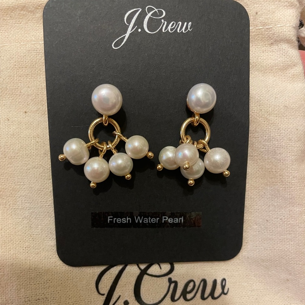 JCrew Fresh Water Pearl Earrings